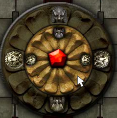 The Temple Escape walkthrough - Wheel puzzle